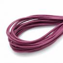 Lederband pink 1,5 mm echt Rindsleder rund Schnur Lederriemen